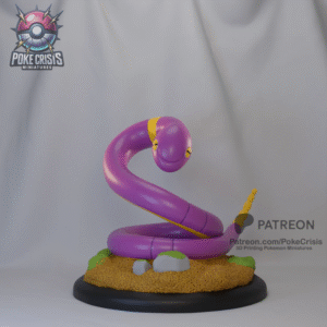 Pokémon - 23 - Ekans  - Poke Crisis Miniatures - 35mm
