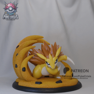 Pokémon - 28 - Sandslash  - Poke Crisis Miniatures - 35mm