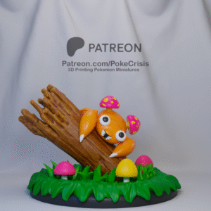 Pokémon - 46 - Paras  - Poke Crisis Miniatures - 35mm