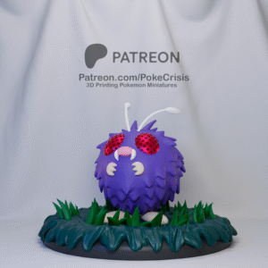 Pokémon - 48 - Venonat  - Poke Crisis Miniatures - 35mm