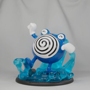 Pokémon - 61 - Poliwhirl  - Poke Crisis Miniatures - 35mm