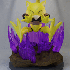Pokémon - 63 - Abra  - Poke Crisis Miniatures - 35mm