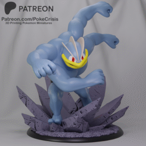 Pokémon - 68 - Machamp  - Poke Crisis Miniatures - 35mm