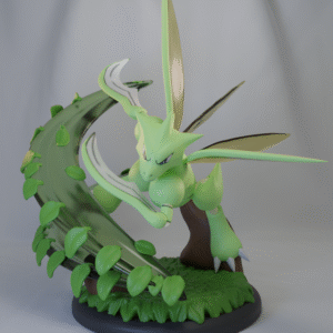 Pokémon - 123 - Scyther  - Poke Crisis Miniatures - 35mm