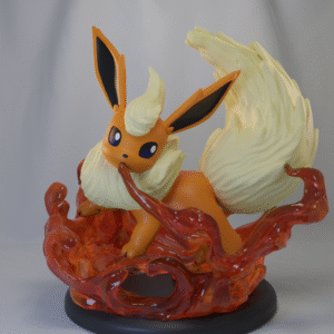 Pokémon - 136 - Flareon  - Poke Crisis Miniatures - 35mm