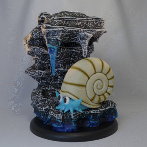 Pokémon - 138 - Omanyte  - Poke Crisis Miniatures - 35mm