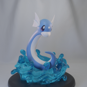 Pokémon - 147 - Dratini  - Poke Crisis Miniatures - 35mm
