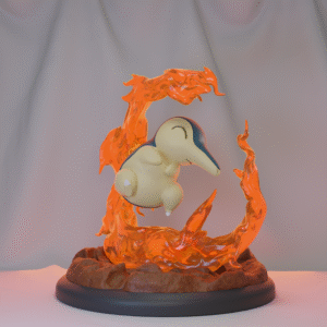 Pokémon - #0155 - Cyndaquil - Poke Crisis Miniatures - 35mm