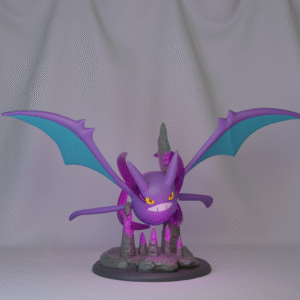 Pokémon - #0169 - Crobat - Poke Crisis Miniatures - 35mm
