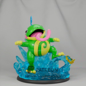 Pokémon - #0186 - Politoed - Poke Crisis Miniatures - 35mm