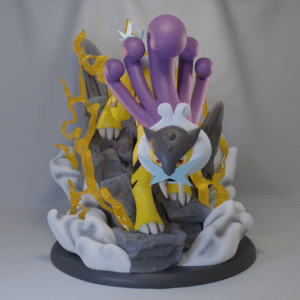 Pokémon - #0243 - Raikou - Poke Crisis Miniatures - 35mm