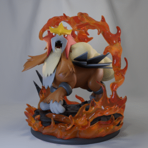 Pokémon - #0244 - Entei - Poke Crisis Miniatures - 35mm