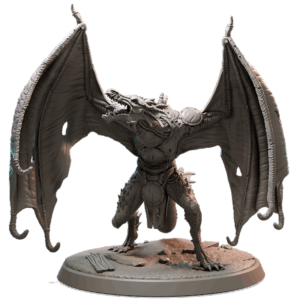 Miniatura RPG Vilões Green Aqua-Wyvern Panshaw Under Siege