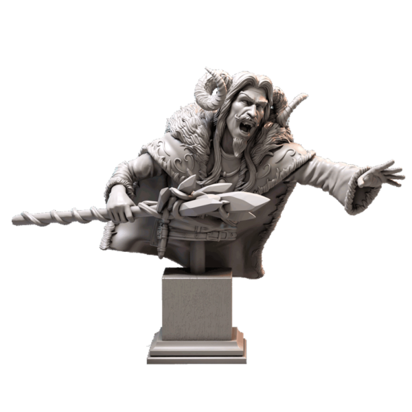 Miniatura RPG Busto Levisteus Caniatus Snowy Mountain Summit