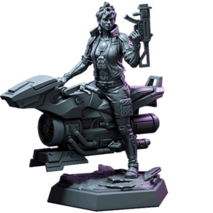 Miniatura RPG Rebeldes Sarah-3, Rebellious Leader The Rebels Strike Back