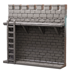 Miniatura RPG Objeto Wall Panshaw Under Siege